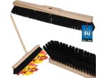 Kotarbau® Scopa Da Esterno Spazzolone Per Pavimenti 50 Cm Marrone Scopettone Industriale Scopa Industriale Per Esterni E Interni Senza Manico