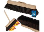 Kotarbau® Scopa Da Esterno Spazzolone Per Pavimenti 30 Cm Marrone Scopettone Industriale Scopa Industriale Per Esterni E Interni Senza Manico