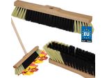 Kotarbau® Scopa Da Esterno Spazzolone Per Pavimenti 40 Cm Marrone Scopettone Industriale Scopa Industriale Per Esterni E Interni Senza Manico