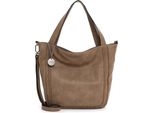 Suri Frey Borsa Shopper Borsa A Tracolla Sfy Piggy Cityshopper Taupe Grigio Talpa