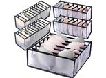 Inf Set Di 5 Scatole Portaoggetti Separate - Organizzatore Per Pantaloni, Calze E Biancheria Intima