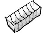 Inf Set Di 3 Organizer Pieghevoli Per Cassetti - Contenitori In Tessuto Non Tessuto