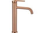 Miscelatore Lavabo Rea Argon High Brush Copper