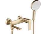 Miscelatore Vasca Rea Veneta Brush Gold
