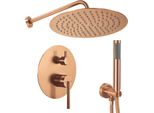 Set Doccia Da Incasso Rea Argon Brush Copper
