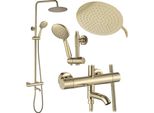 Set Doccia Rea Lungo Diamond Gold
