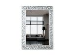 Mo.Wa Specchio Da Parete Moderno 51X71 Cornice Decorativa Specchio In Legno Specchio Argento Hall Specchio Camera Da Letto Bagno Soggiorno Specchio Decorativo