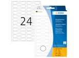Herma - Carta - Autoadesiva - Bianco - 10 X 49 Mm 600 Etichette (25 Fogli X 24) Etichette