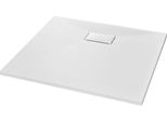 Vidaxl Piatto Doccia Smc Bianco 90×80 Cm