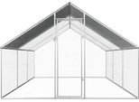 Vidaxl Gabbia Per Polli Da Esterno 2,75X6X1,92 M Acciaio Zincato
