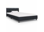 Vidaxl Struttura Letto In Pelle Finta Nera 90 X 200 Cm