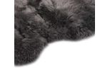 Vidaxl Tappeto In Pelle Di Pecora 60X90 Cm Grigio Chiaro