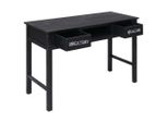 Tavolo Consolle Nero 110 X 45 X 76 Cm Legno