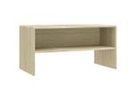 Vidaxl Mobile Tv Rovere Sonoma 80X40X40 Cm Materiale A Base Di Legno