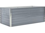 Letto Rialzato 160 X 80 X 45 Cm Acciaio Zincato Grigio