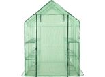 Vidaxl Serra Walk-In Con 12 Ripiani In Acciaio 143 X 214 X 196 Cm