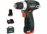 Metabo Powermaxx Bs Basic - Trapano/Avvitatore A Batteria - 2 Velocità - Chiave Autocentrante 10 Mm - 34 N-M - 2