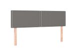 Vidaxl Testiere 2 Pz. Tessuto Grigio Scuro 72X5X78/88 Cm