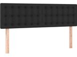 Vidaxl Testiere 2 Pezzi Nero 72X5X78/88 Cm Similcuoio