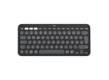 Logitech Pebble Keys 2 K380S - Tastiera - Senza Fili - Bluetooth Le - Qwertz - Tedesco - Grafite Tonale (920-011795)