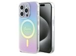 Guess Guhmp15Lhitsu Custodia Rigida Per Iphone 15 Pro 6.1 Fioletowy/Purple Iml Iridescente Magsafe