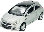 Welly Opel Corsa Opc Argento 1:34-1:39 Modello In Metallo Pressofuso Nuovo In Scatola 42363