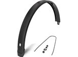 Parafango Posteriore Eurofender Ef Tempo Quadrato 28 Pollici 72 Mm Nero