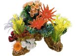 Ornamenti Acquatici "Koralle"" Con Piante 19 X 15 X 15 Cm"