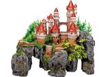 Ornamenti Acquatici "Schloss"" Con Piante 37 X 20,5 X 31,5 Cm"