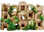 Ornamenti Acquatici "Fish Habitat"" Con Piante 42 X 12 X 27,5 Cm"