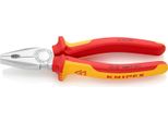 Pinze Combinate Knipex Din Iso 5746 Lunghezza 200 Mm Manici Multicomponente Cromati Testati Vde - 03 06 200 Sb