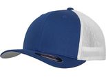 Flexfit 6511T | Mesh Trucker 2-Tone Cap / Berretto / Cappello - Colore: Royal/White - Taglia: S/M