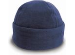 Result Winter Essentials RC141X | Fleece Ski Bob Hat Cappello Invernale - Colore: Navy - Taglia: L