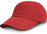 Result Headwear RC010P | Cappello / Berretto / Cappello In Cotone Pesante Drill Pro - Colore: Rosso/Nero - Taglia: Unica