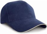 Result Headwear RC025P | Cappello / Berretto / Cappello In Cotone Pesante Pro-Style - Colore: Navy/Natural - Taglia: Unica