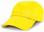 Result Headwear RC018J | Berretto / Cappello In Cotone A Basso Profilo Junior - Colore: Giallo - Taglia: Unica
