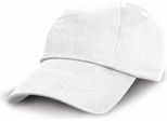 Result Headwear RC018J | Berretto / Cappello In Cotone A Basso Profilo Junior - Colore: Bianco - Taglia: Unica