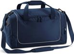 Quadra QS77 | Borsa Sportiva Teamwear Locker | 47 X 30 X 27 Cm - Colore: French Navy/Grigio Chiaro - Dimensioni: 47 X 30 X 27 Cm