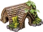 Ornamenti Aqua "Houses"" Con Piante 15 X 14 X 8 Cm"