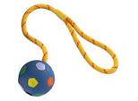 Nobby Palla In Gomma Piena Con Corda 6,5 Cm Colori Assortiti