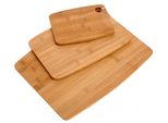 Set Da Taglio Excellent Houseware, Bambù, 38X29X0,9 Cm, Marrone