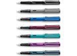 Lamy Al-Star Penna Stilografica Sistema Di Riempimento Della Cartuccia Blu 1 Pz