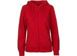 Neutral O83301 | Felpa Con Cappuccio E Zip Da Donna - Colore: Rosso - Taglia: Xxl