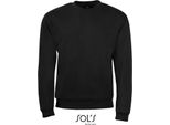Sols 01168 | Felpa Da Uomo Spider 50% Cotone / 50% Poliestere - Colore: Nero - Taglia: L