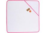 A&R 892.50 | Babiezz All-Over Sublimazione Asciugamano Con Cappuccio 75 X 75 Cm - Colore: Bianco/Rosa - Dimensioni: 75 X 75 Cm