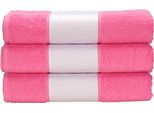 A&R AR080 | Asciugamano Subli-Me®, 50 X 100 Cm - Colore: Rosa Chiaro - Dimensioni: 50 X 100 Cm