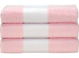 A&R AR080 | Asciugamano Subli-Me®, 50 X 100 Cm - Colore: Rosa - Dimensioni: 50 X 100 Cm