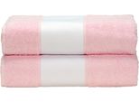 A&R AR081 | Asciugamano Da Bagno Subli-Me®, 70 X 140 Cm - Colore: Rosa Chiaro - Dimensioni: 70 X 140 Cm