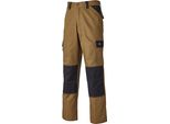Dickies ED24/7 | Pantaloni Da Lavoro Quotidiani - ED24/7 - Colore: Khaki/Nero - Taglia: 44