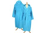 A&R 026.50 | Accappatoio Da Uomo Con Cappuccio Accappatoio Con Cappuccio - Colore: Blu Acqua - Taglia: L/Xl